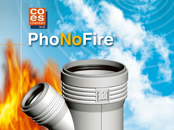 PhoNoFire fire rated drainage pipes