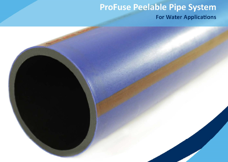 ProFuse Peelable Water Pipe polyethylene pe100